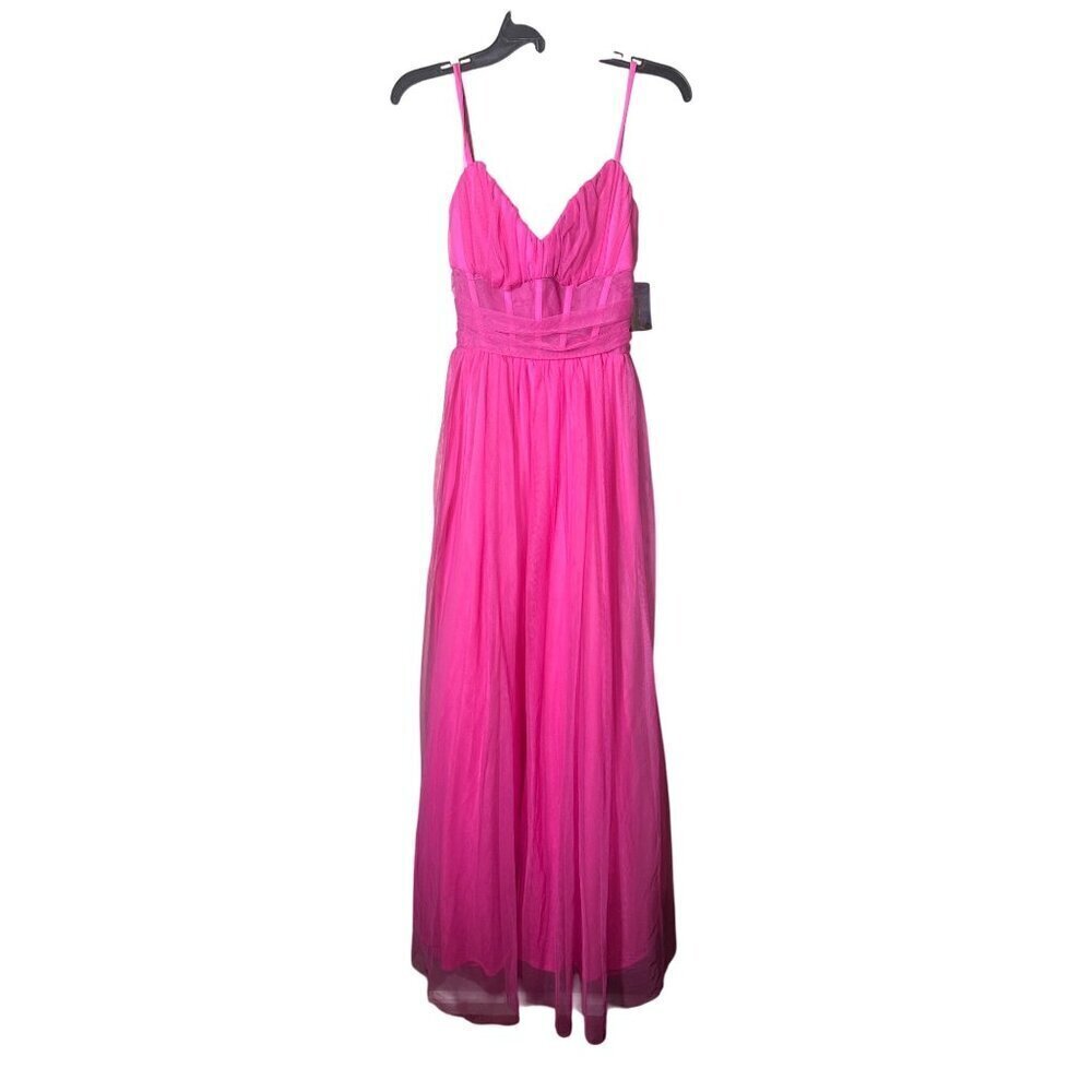 Size 5* MORGAN AND CO. Women's Corset Gown W/Sweetheart Neck & Spaghetti Straps, - Picture 2 of 9